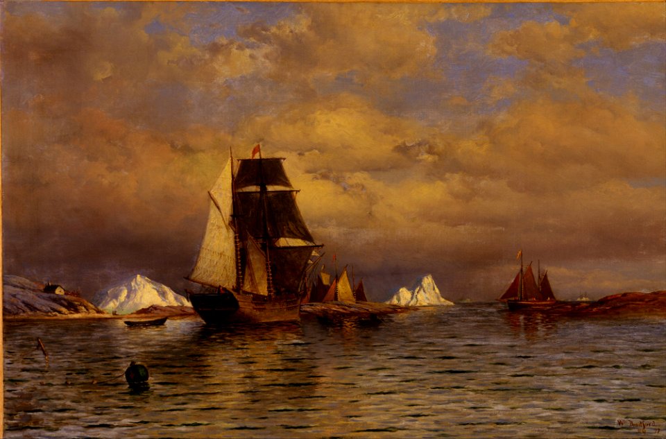William Bradford - Looking out of Battle Harbor - Google Art Project