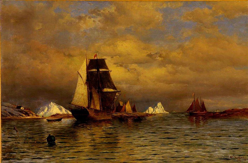 William Bradford - Looking out of Battle Harbor (1877)