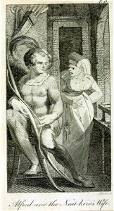 William Blake after Fuseli Alfred and Neat-Herds Wife 1797 Tate Gallery