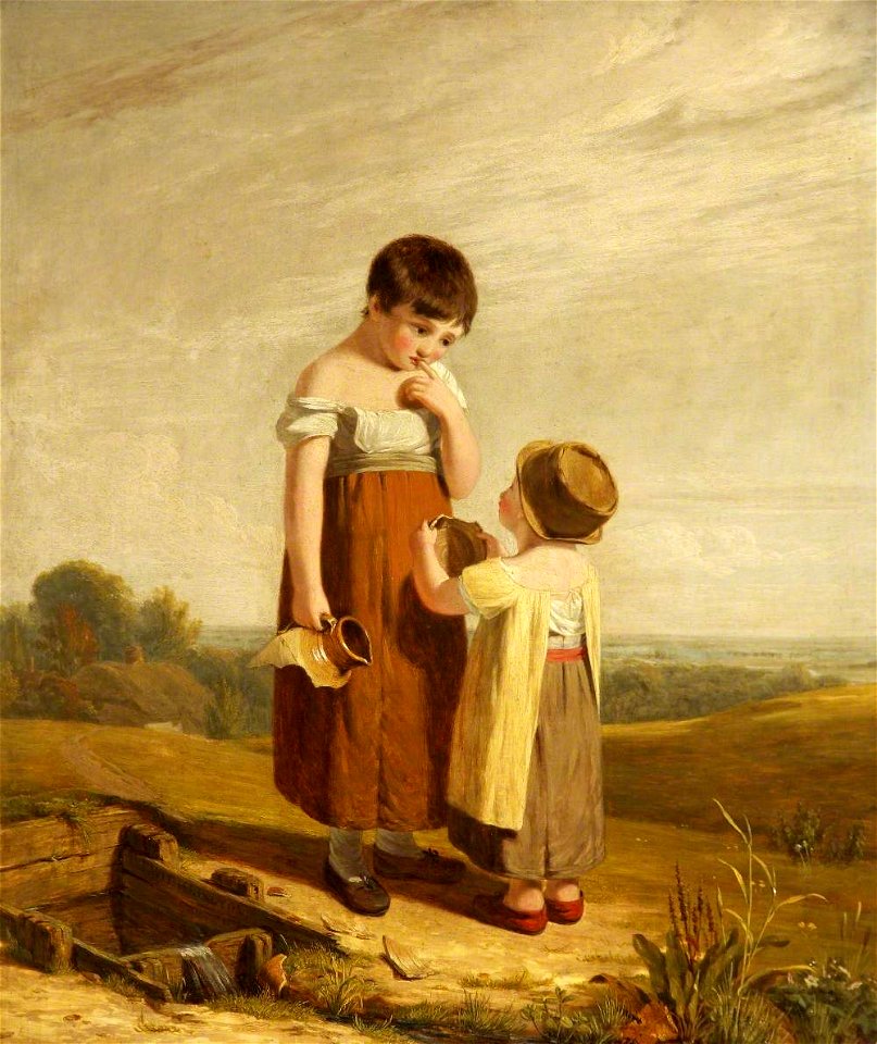 William Frederick Witherington (1785-1865) - The Broken Pitcher - 732221 - National Trust