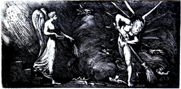 William Blake - John Bunyan - The Man Sweeping the Interprener's Parlour