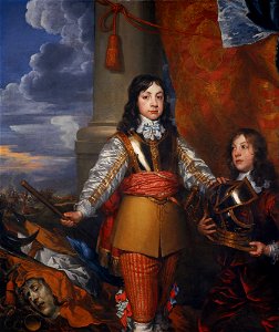 William Dobson - Charles II, 1630 - 1685. King of Scots 1649 - 1685. King of England and Ireland 1660 - 1685 (When Prince of Wales, with a page) - Google Art Project