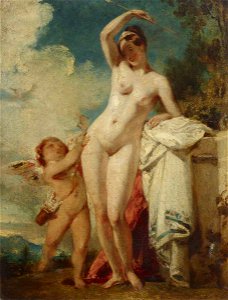 William Etty (1787-1849) (style of) - Cupid Disarmed - 515732 - National Trust