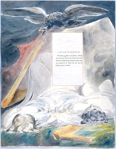 William Blake - The Poems of Thomas Gray, Design 54 The Bard 02