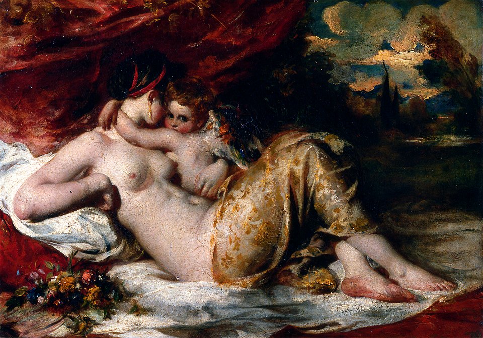 William Etty - Venus and Cupid, 1825-1835