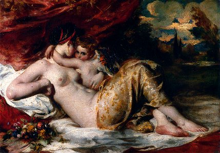 William Etty - Venus and Cupid, 1825-1835