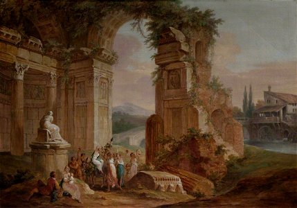 William Hamilton (1751-1801) - Classical Ruins - 108799 - National Trust