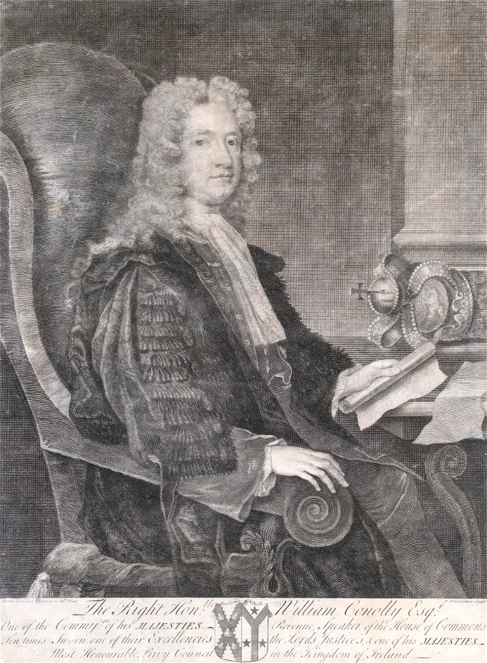 William Connolly (c.1662-1729), Speaker of the Irish House of Commons P6690