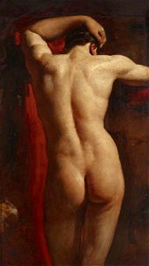 William Etty (1787-1849) - Academic Study of a Male Nude, Seen from Behind - 515703 - National Trust