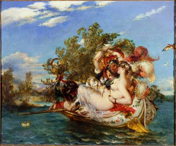 William Etty - Phaedria and Cymochles - y1967-24 - Princeton University Art Museum