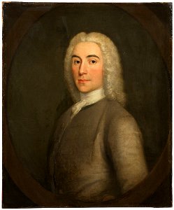 William De Nune - Patrick Baron of Preston (^-1744(^)), Scottish, married to Margaret Seton - NMGrh 5129 - Nationalmuseum