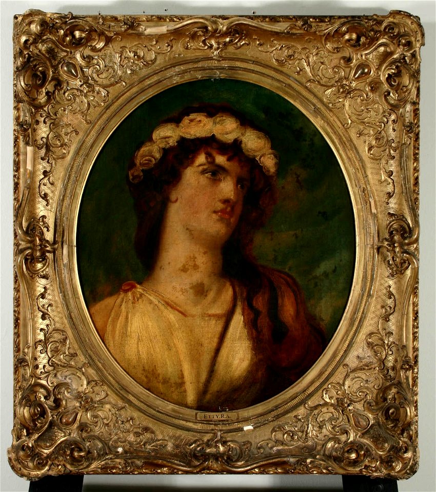 William Etty - Head of a Young Girl - Sarjeant Gallery