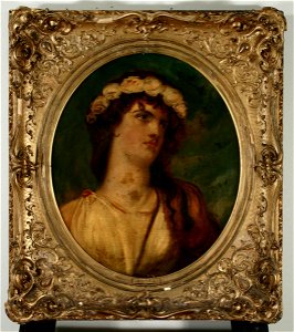 William Etty - Head of a Young Girl - Sarjeant Gallery