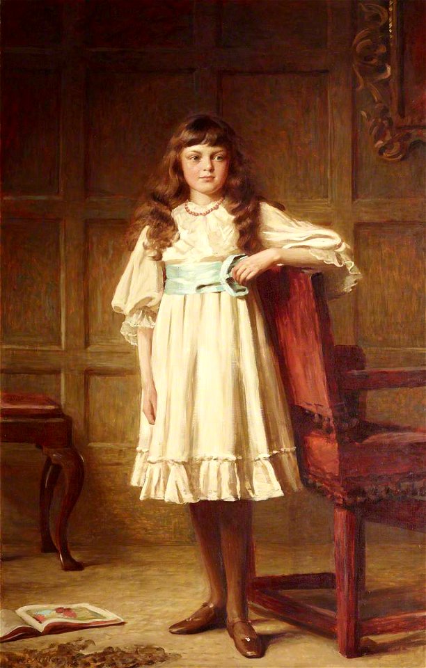 William Edwards Miller (c.1852-after 1929) - Lady Marjorie Hervey (1898–1967), Later Lady Erskine - 851755 - National Trust