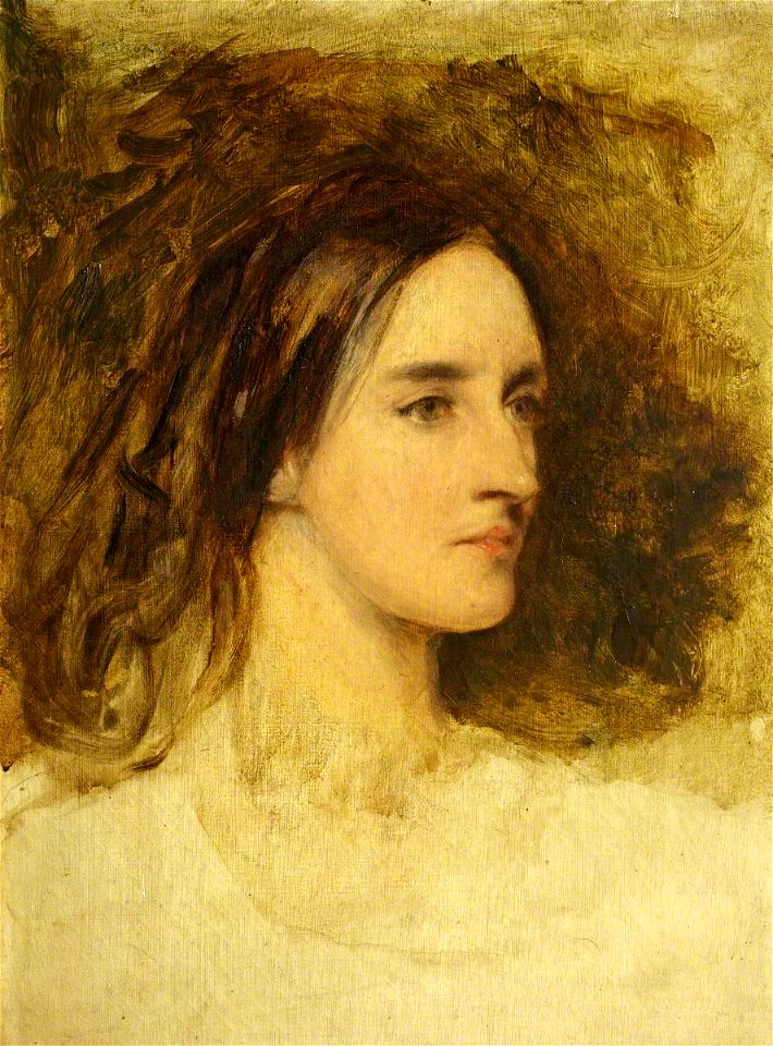 William Boxall (1800-1879) - Matilda Blanche Crawley-Boeveys (1817–1887), Mrs William Gibbs (unfinished) - 17208 - National Trust