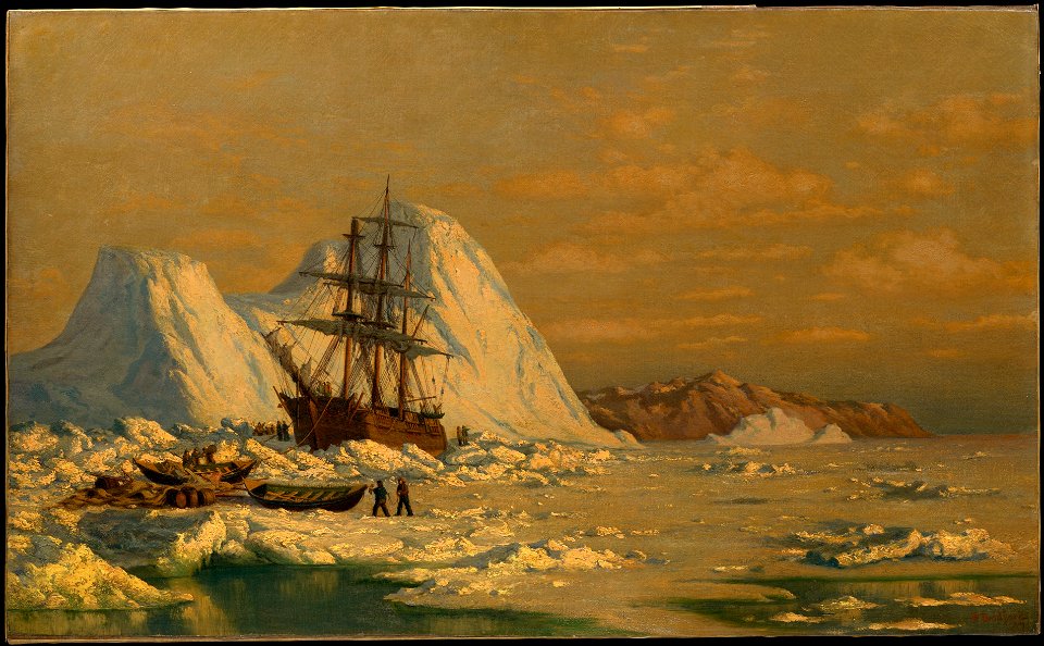 William Bradford - An Incident of Whaling - 1990.197.1 - Metropolitan Museum of Art