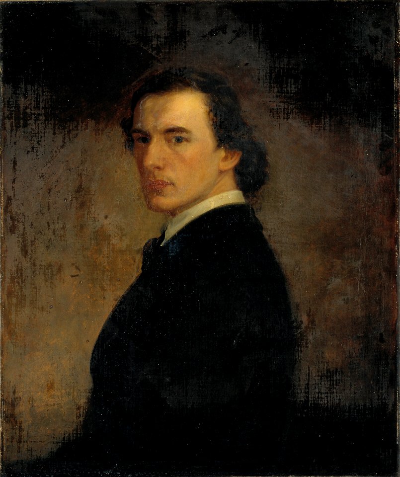 William Edgar Marshall - Portrait of the Artist, Age 23 - 1909.7.43 - Smithsonian American Art Museum