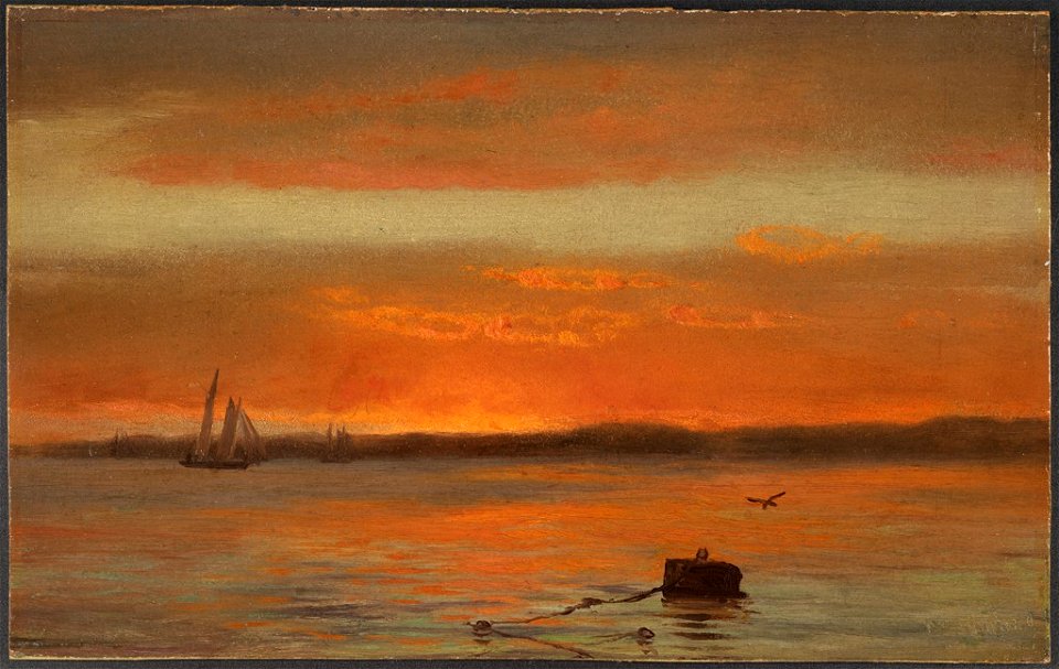 William Bradford - Sunset - 2005.85 - Harvard Art Museums