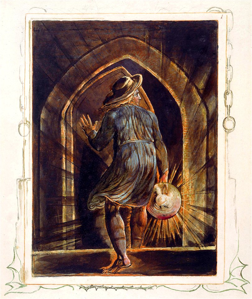 William Blake, Plate 01 Jerusalem (copy E)