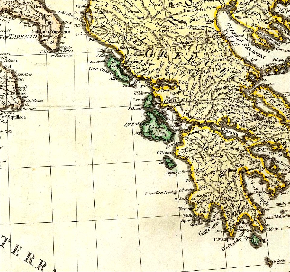 William Faden. Composite Mediterranean. 1785.R