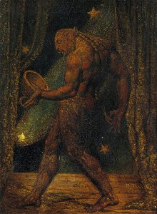 William Blake - The Ghost of a Flea - Google Art Project. Free illustration for personal and commercial use.