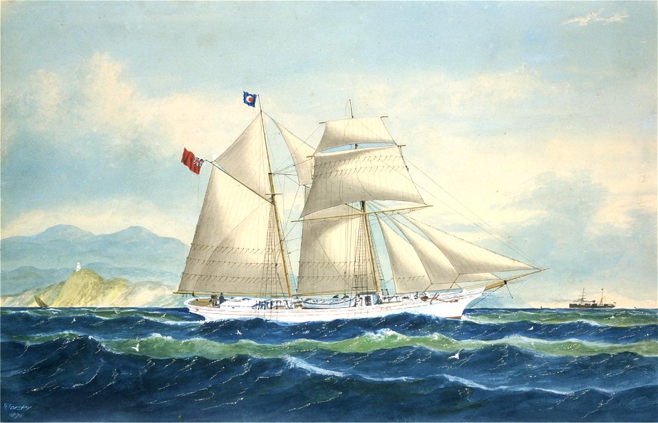 William Forster - The topsail schooner Poneke