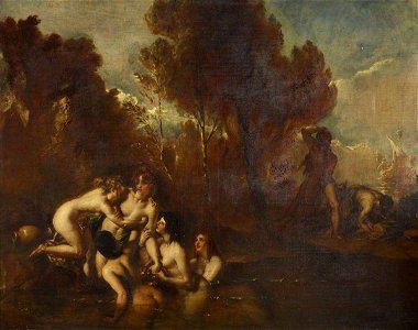 William Etty (1787-1849) - Hylas and the Water Nymphs - 515509 - National Trust. Free illustration for personal and commercial use.