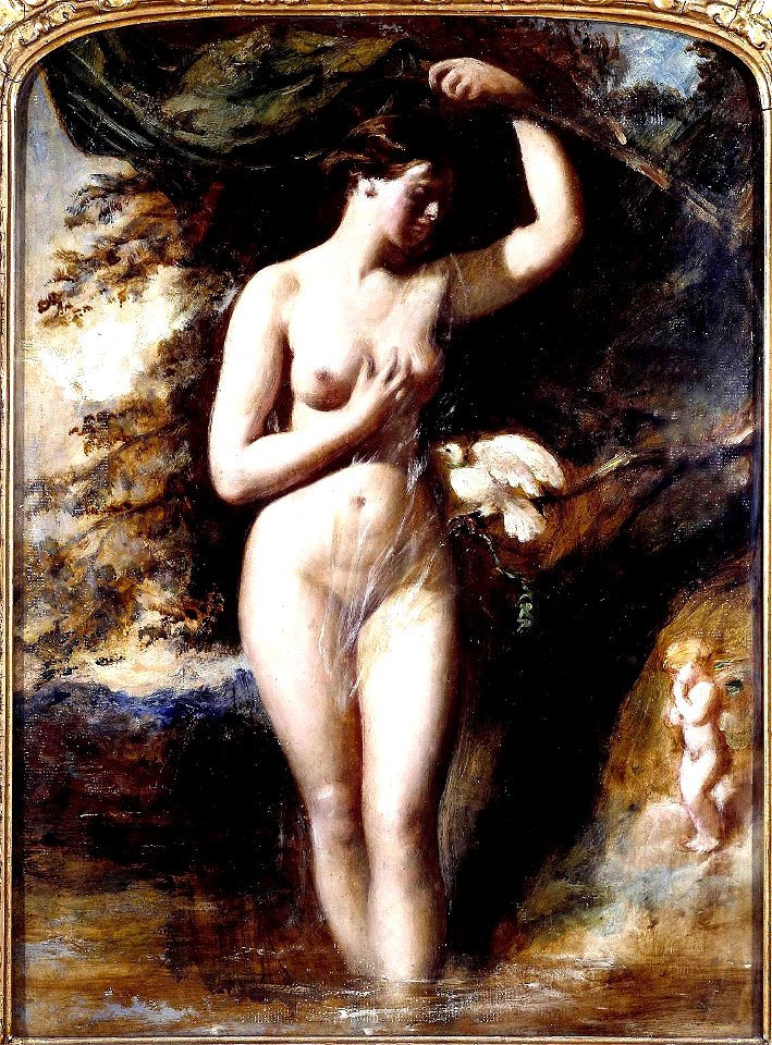William Etty - The Fairy of the Fountain (1845)