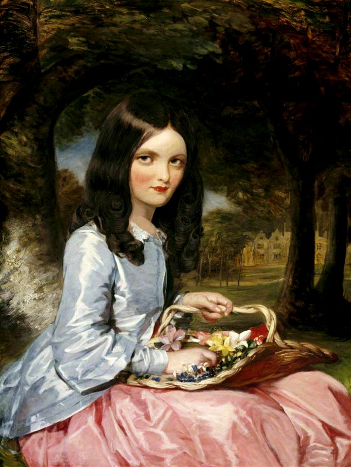 William Gush (1813-1888) - Mrs George Gibbs of Belmont, née Laura Beatrice Elton (1842–1911), as a Young Girl - 624162 - National Trust