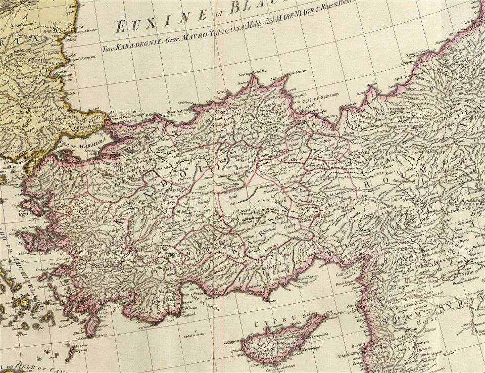 William Faden. Composite Mediterranean. 1785.H