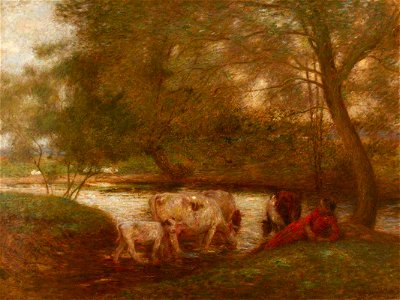 William Edward Stott (1859-1918) - The Watering Place - 1214772 - National Trust