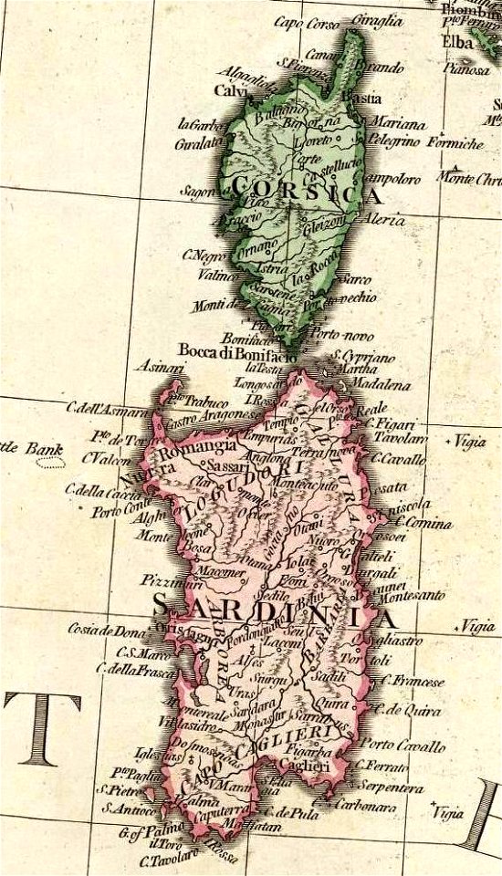 William Faden. Composite Mediterranean. 1785.JD