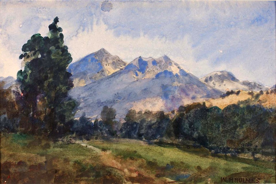 William Henry Holmes - Wyoming Foot Hills - 1973.133.1 - Smithsonian American Art Museum