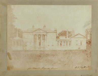 William Henry Fox Talbot (British - Carclew House, near Truro, Cornwall. - Google Art Project