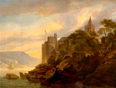 William Havell (1782-1857) (follower of) - Dartmouth Castle, Devon - 121361 - National Trust