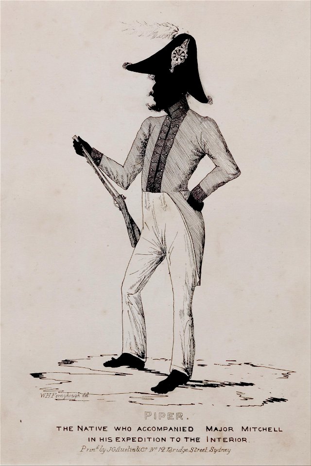 William Fernyhough - Piper, the native who accompanied Major Mitchell in his expedition to the interior - Google Art Project