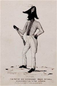 William Fernyhough - Piper, the native who accompanied Major Mitchell in his expedition to the interior - Google Art Project