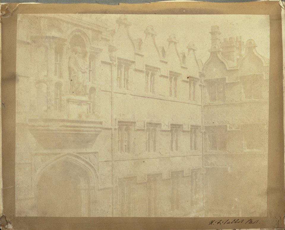 William Henry Fox Talbot (British - The Radcliffe Quadrangle, University College, Oxford. - Google Art Project