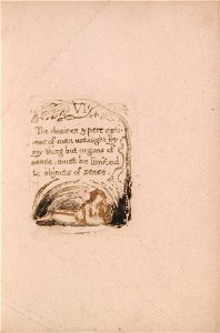 William Blake - There Is No Natural Religion, Plate 8, VI The desires & perceptions . . . .  (Bentley a9) - Google Art Project