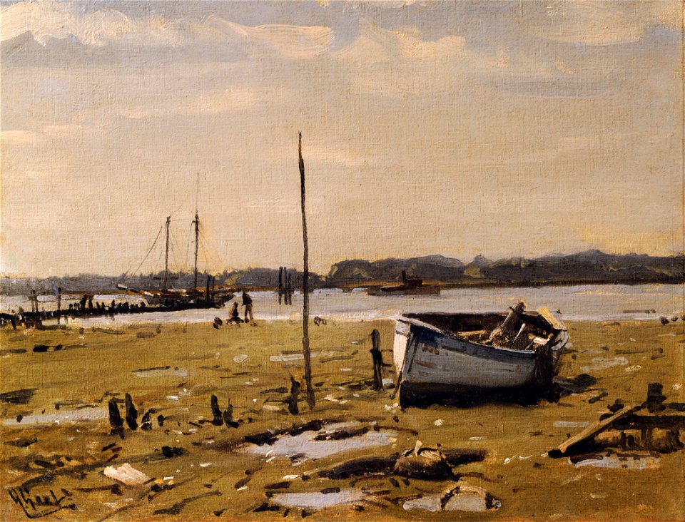 William Gilbert Gaul - Boats at the Shore - 1997-475 - Princeton University Art Museum