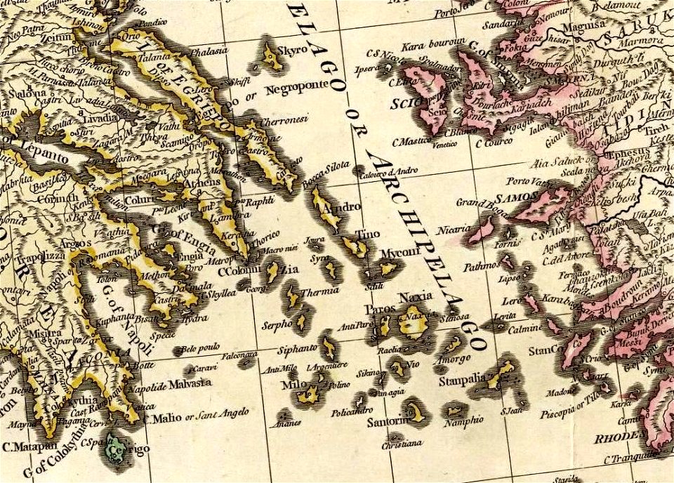 William Faden. Composite Mediterranean. 1785.IE