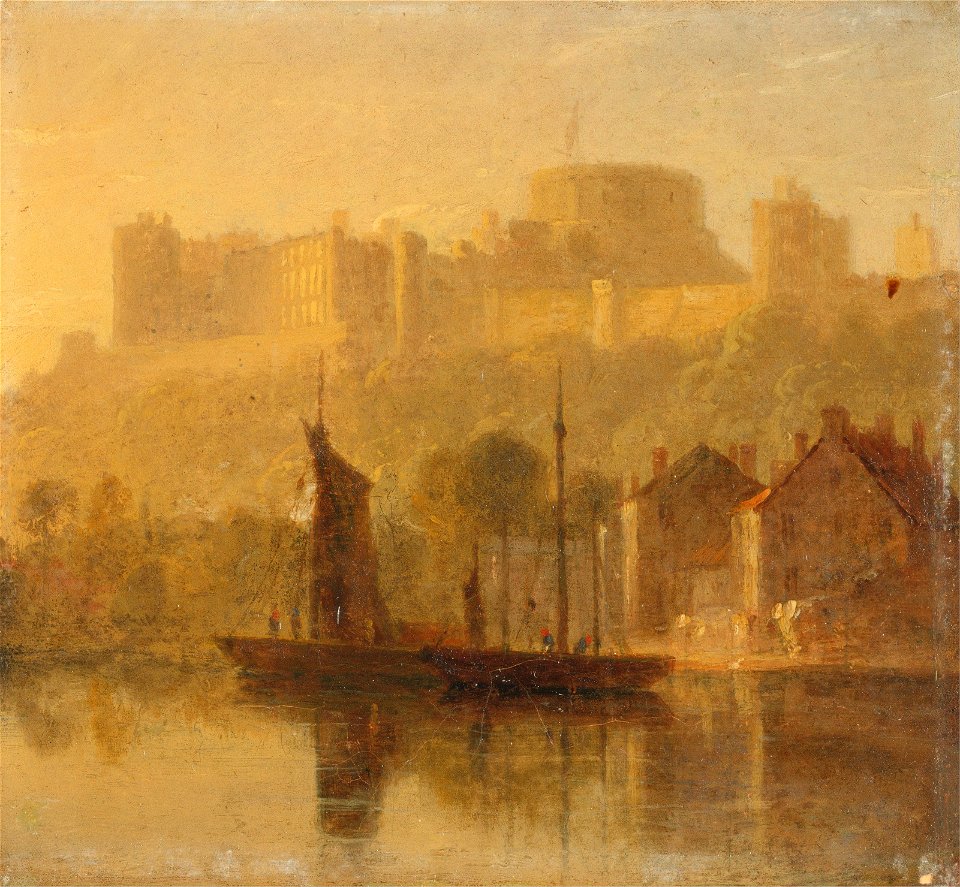 William Daniell - Windsor Castle from the Thames - Google Art Project