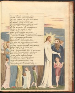 William Blake - Young's Night Thoughts, Page 87, Is lost in love! thou great Philanthropist - Google Art Project