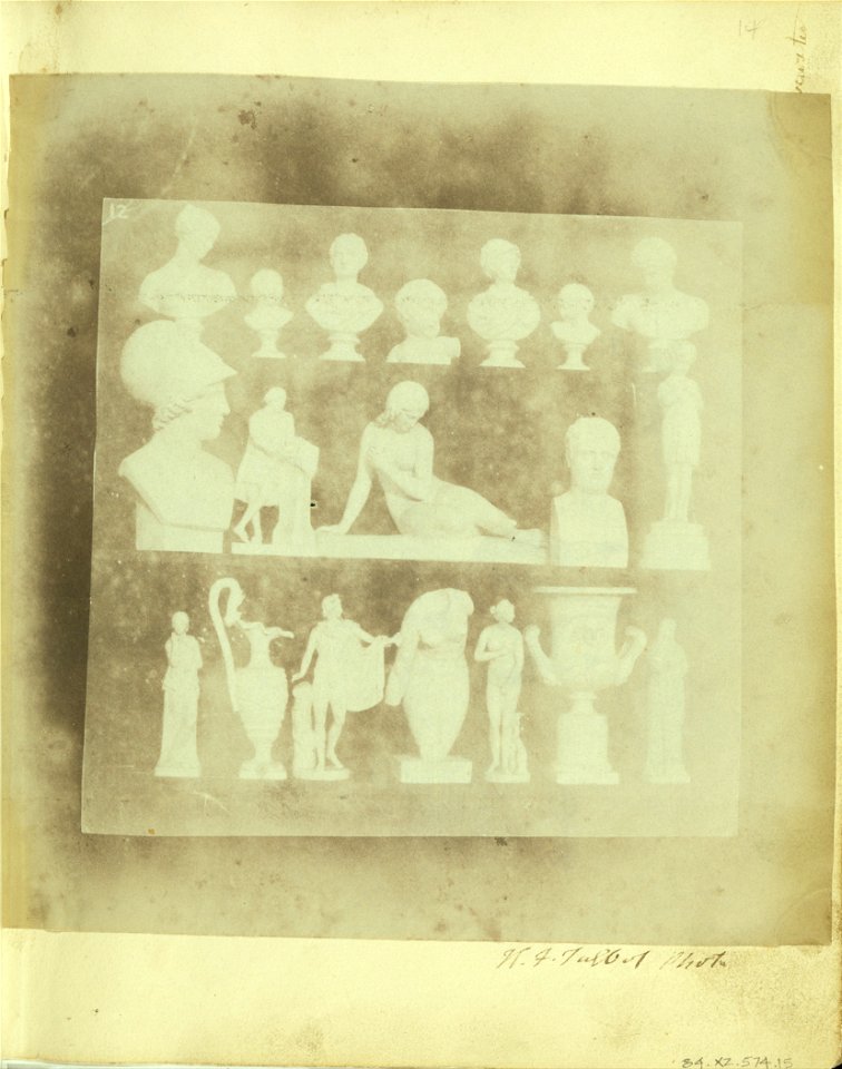 William Henry Fox Talbot (British - Casts on Three Shelves, in the Courtyard of Lacock Abbey) - Google Art Project
