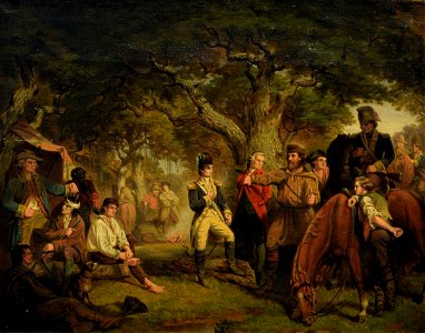 William Dickinson Washington - General Marion and His Men in Pee Dee Swamp - 1921.255.1 - Reading Public Museum