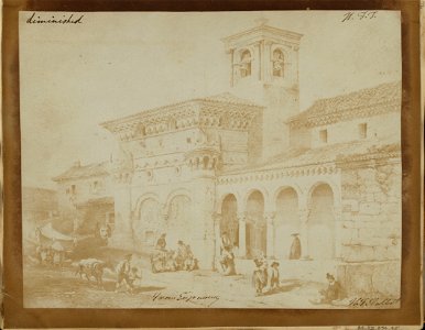 William Henry Fox Talbot (British - (Diminished Copy of an Engraving of a Moorish Church) - Google Art Project