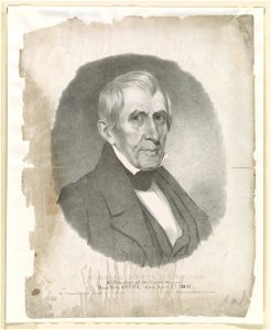 William Henry Harrison, 9th President of the United States. Born Febr. 9th, 1773, died April 4th, 1841 - by T. Campbell from the original by J.H. Beard ; printed by Klauprech & Menzel, LCCN97508234
