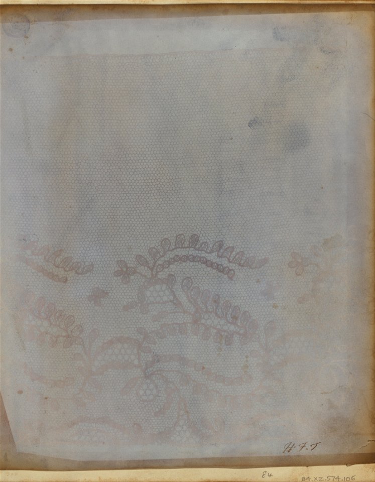 William Henry Fox Talbot (British - A Fragment of Lace. - Google Art Project