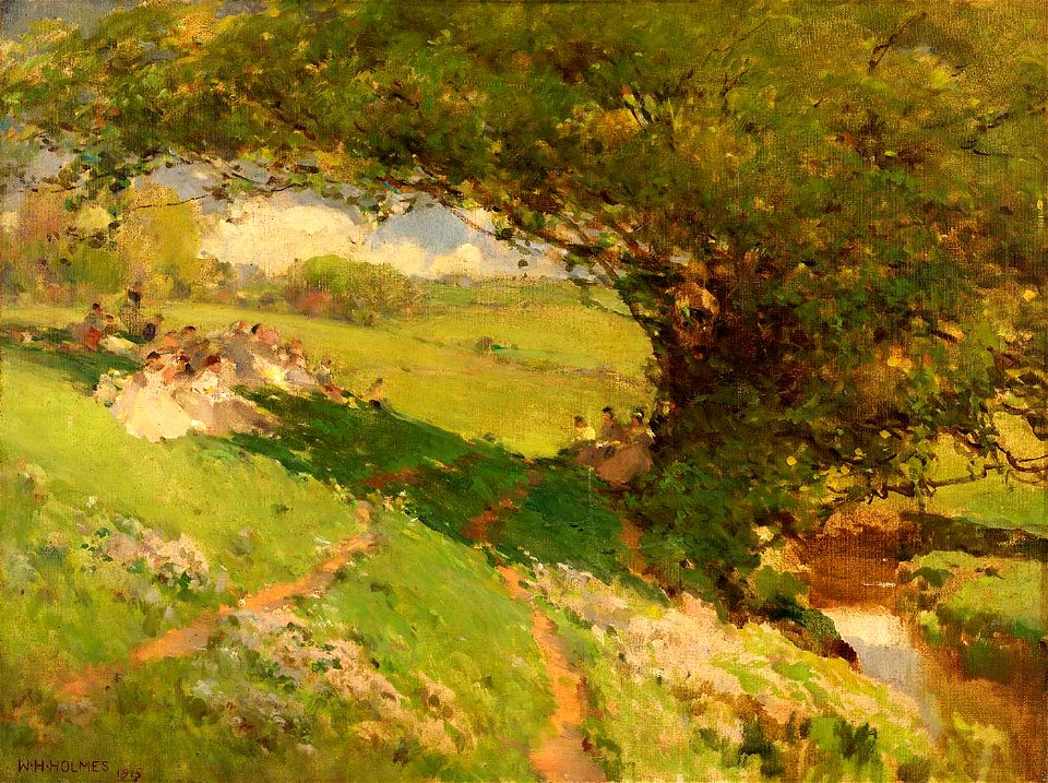 William Henry Holmes - The Wanderlusters' Rest - 1921.6.2 - Smithsonian American Art Museum