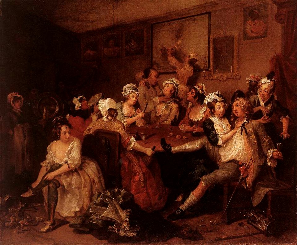 William Hogarth - The Orgy - WGA11464